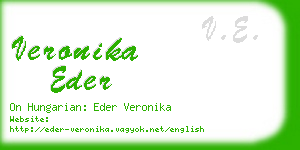 veronika eder business card